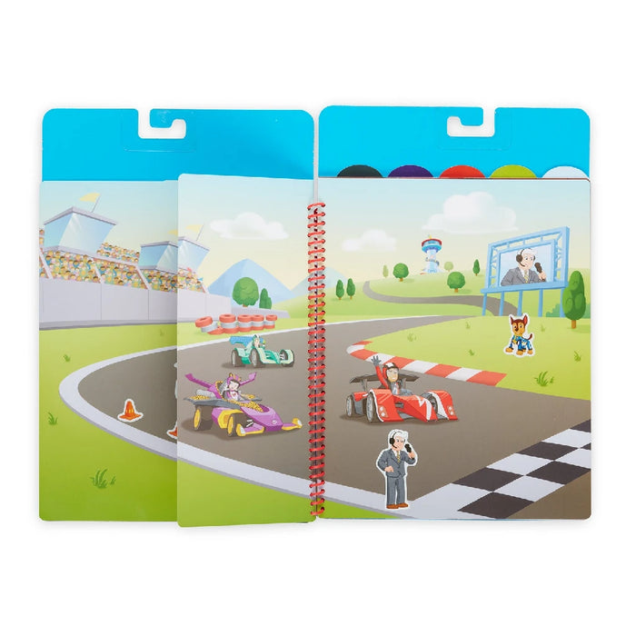 Colorful Paw Patrol flip-flop pad designed for children, featuring popular characters for fun and playful summer days.