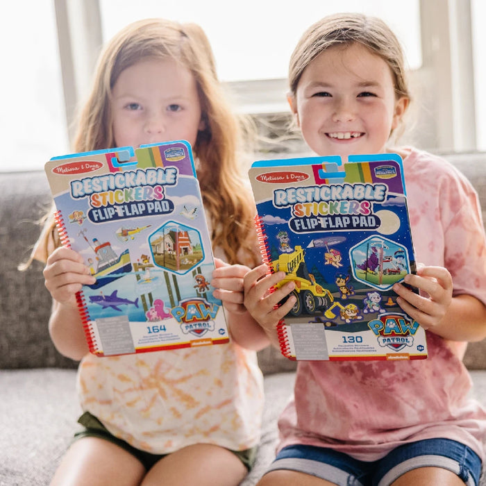Fun and colorful Paw Patrol flip-flop pad, featuring characters from the show, perfect for kids' summer enjoyment.