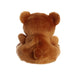 A cute brown teddy bear displayed against a white background.
