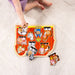 A wooden puzzle board depicting farm animals, featuring vibrant colors and shapes for interactive and educational play.