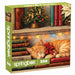 This Springbok Cozy Christmas Nook 500 Piece Jigsaw Puzzle features a charming Christmas nook scene with glowing lights, cozy décor, and rich seasonal detail. 