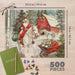 The Springbok Cowboy Santa 500 Piece Jigsaw Puzzle features a charming, festive cowboy Santa scene full of color and detail.