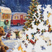 The Springbok Woodland Christmas Campfire 1000 Piece Jigsaw Puzzle brings a cozy winter scene to life