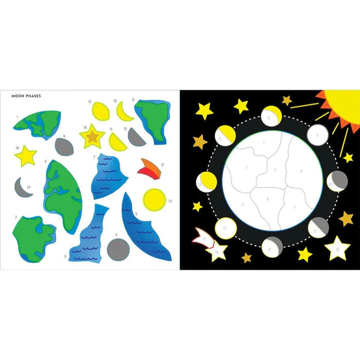 Peter Pauper Press My First Color-by-Sticker Book – Outer Space activity book for kids