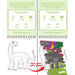 Children's activity book with dinosaur illustrations and coloring page.