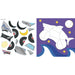 Engaging sticker page showcasing monster trucks, inviting users to color and personalize each design.