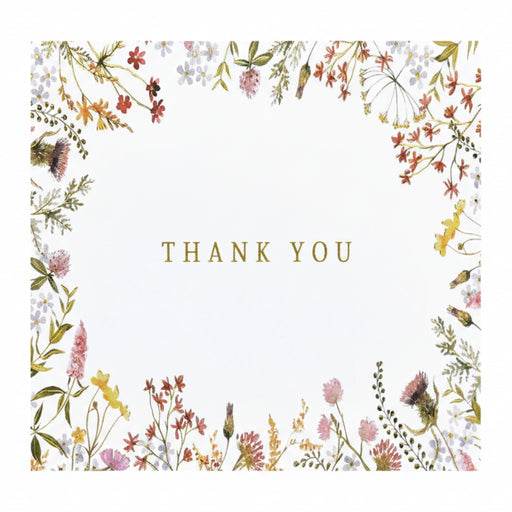 Peter Pauper Press Wildflowers Thank You Notes featuring a charming wildflower floral design