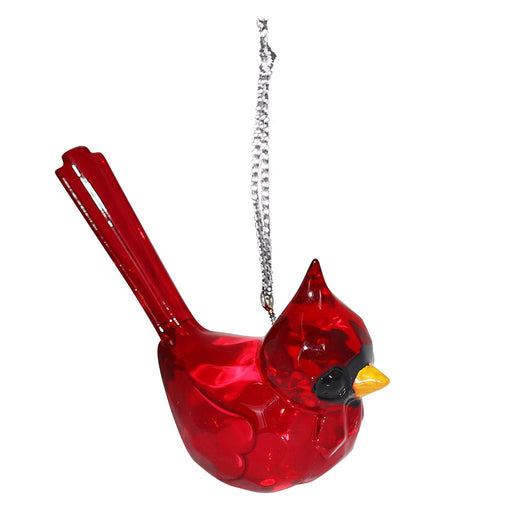 3.5" Acrylic Cardinal Ornament - 3.5" Acrylic Cardinal Ornament