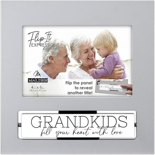 Malden : Grandkids Fill Your Heart Flip-It  Photo Frame - 4x6 at Annie's Hallamark