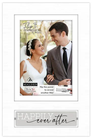 Malden : 5x7 Happily Ever After Matted Flip-It