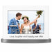 4x6 Mr. & Mrs. modern statement photo frame for displaying a cherished couple photograph