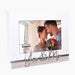 You & Me couple picture frame designed to display a 4x6 photo with a romantic and elegant style.