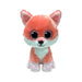 Plush toy fox from Ty Beanie Boos, featuring large eyes and a soft, colorful fur design.