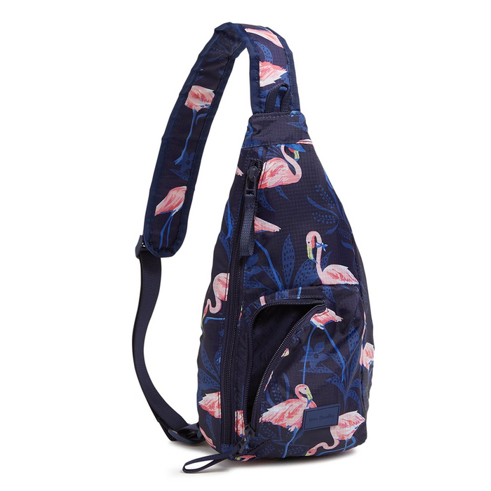 Vera Bradley : Mini Sling Backpack in Flamingo Party