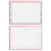 Hallmark : Scallops and Stripes Flat Note Cards in Caddy, Box of 40