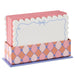 Hallmark : Scallops and Stripes Flat Note Cards in Caddy, Box of 40