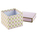 Close‑up of pink and gold decorative gift box