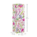 Floral wine gift bag with “Just for you” tag, 4" × 13" × 4"