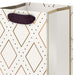 Hallmark : 13" Gold Diamonds on Cream Wine Gift Bag