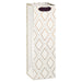 Hallmark : 13" Gold Diamonds on Cream Wine Gift Bag