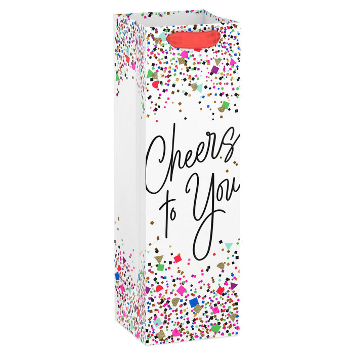 Hallmark : 13" Cheers to You Wine Gift Bag