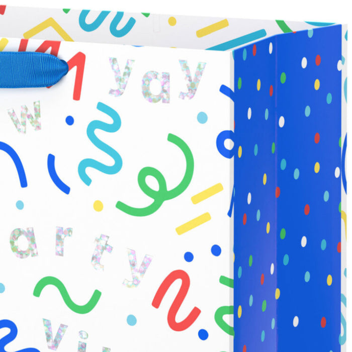 Colorful Squiggles and Party Vibes Extra-Large Gift Bag