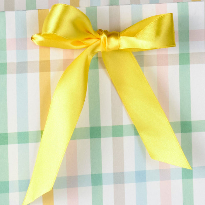 Pastel Plaid Extra-Deep Gift Bag