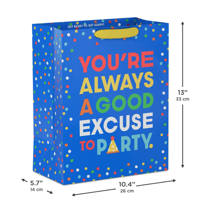 Excuse to Party Large Gift Bag