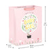 Hallmark : 13" Bunny in Hot Air Balloon Baby Girl Large Gift Bag