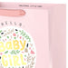 Hallmark : 13" Bunny in Hot Air Balloon Baby Girl Large Gift Bag