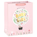 Hallmark : 13" Bunny in Hot Air Balloon Baby Girl Large Gift Bag