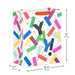 Hallmark : 13" Yay! Colorful Confetti on White Large Gift Bag