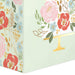 Hallmark : 13" Tiered Floral Cake on Light Green Large Gift Bag