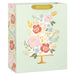 Hallmark : 13" Tiered Floral Cake on Light Green Large Gift Bag