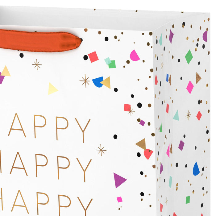 Hallmark : 13" Happy Birthday Confetti Large Gift Bag