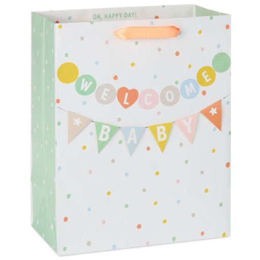 Welcome Baby Banner Large Gift Bag
