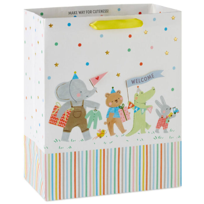 Animal Parade Large New Baby Gift Bag