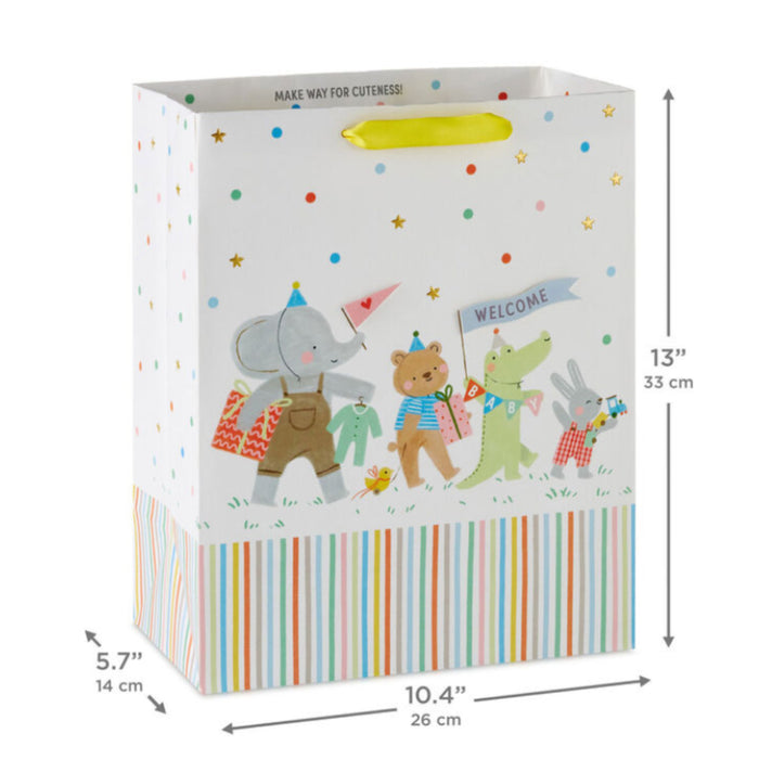 Animal Parade Large New Baby Gift Bag