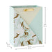 Marbled Neutral Color Block Large Gift Bag