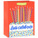 Cake and Candles Let's Celebrate Medium Birthday Gift Bag