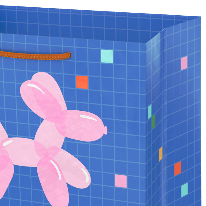 Hallmark : 9.6" Pink Balloon Dog You Are Awesome Medium Gift Bag