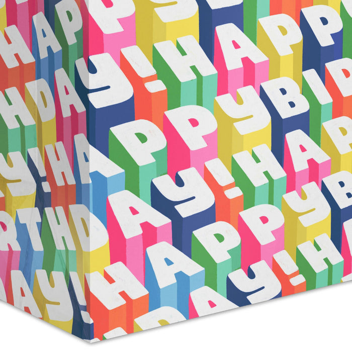 Hallmark : 9.6" Colorful Happy Birthday Medium Gift Bag