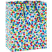 Colorful Dots on White Medium Gift Bag