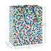 Colorful Dots on White Medium Gift Bag