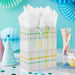 Pastel Plaid Medium New Baby Gift Bag