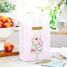 Hallmark : 9.6" Floral Birthday Cake on Pink Medium Gift Bag