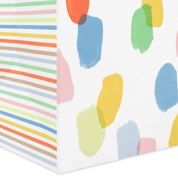 Hallmark : 20" Hello Baby and Painted Dots Jumbo Gift Bag