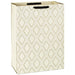 Gold Diamonds on Cream Jumbo Gift Bag
