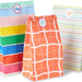 Colorful 6-Pack Assortment Paper Goodie Bags With Stickers
