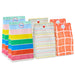 Colorful 6-Pack Assortment Paper Goodie Bags With Stickers